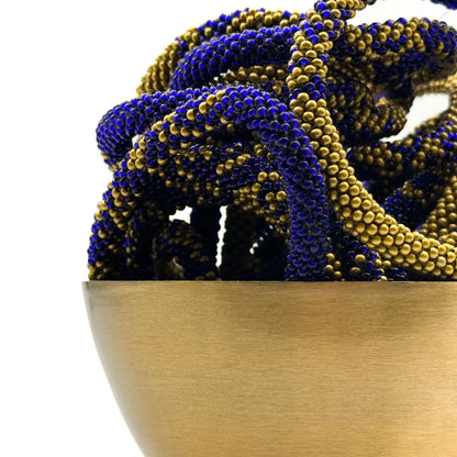 Nepalesiskt armband Blå