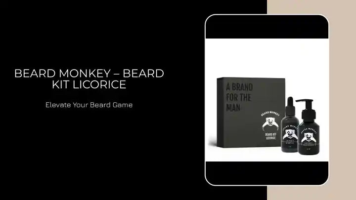 Beard Monkey &ndash; Beard Kit Licorice by@Outfy