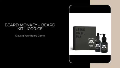 Beard Monkey &ndash; Beard Kit Licorice by@Outfy