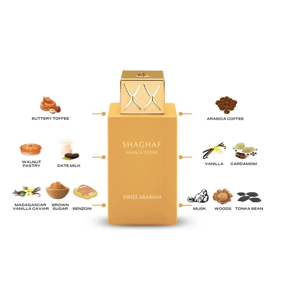 Shaghaf Vanilla Toffee  75 ml